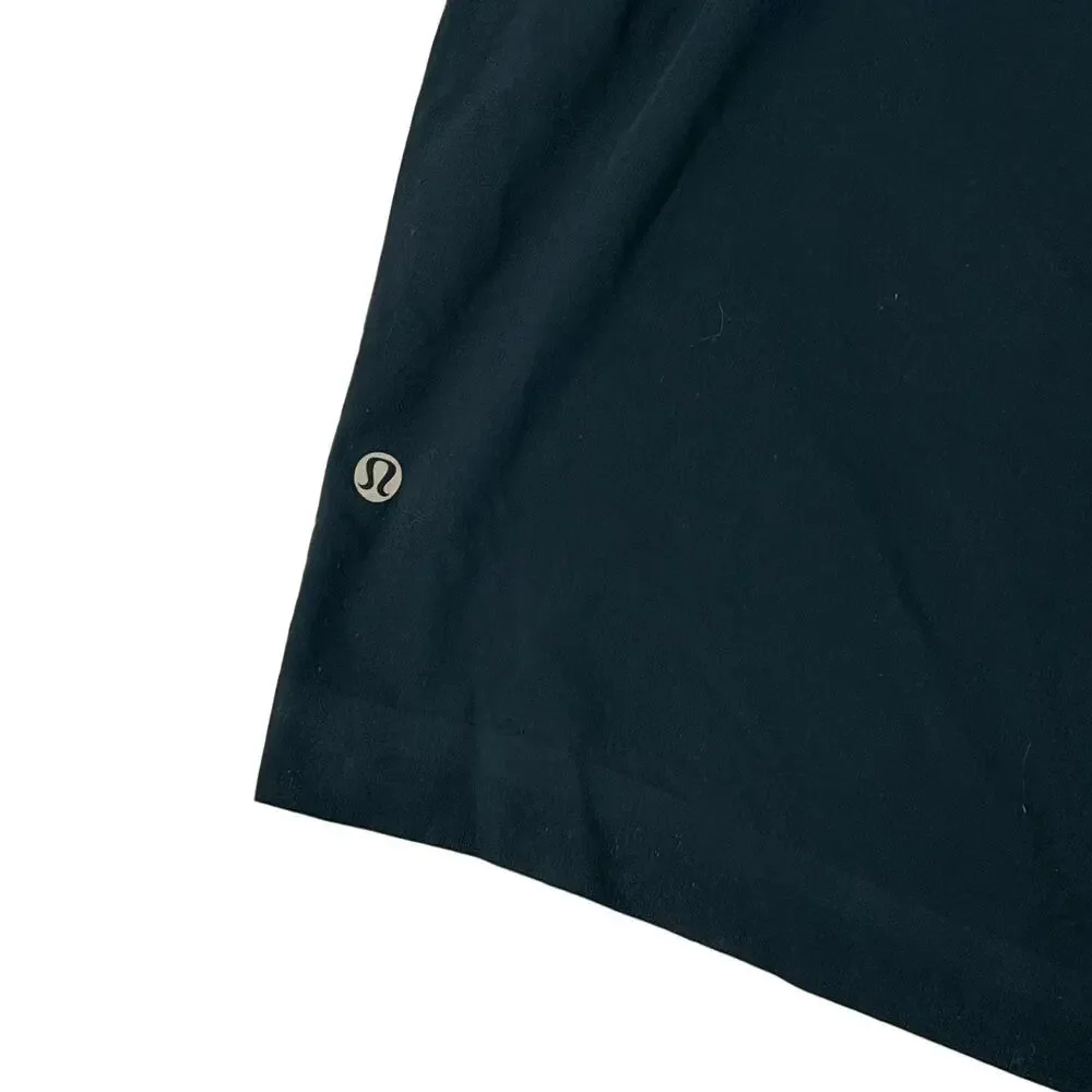 Lululemon Athletica Mens Navy Logo Performance Shorts XL Zip Pockets